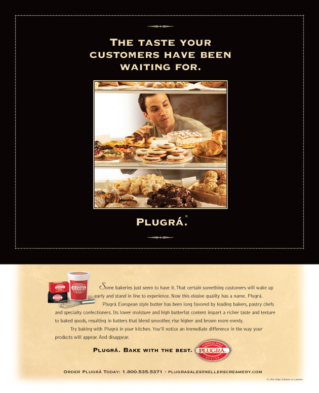 Customer Ad for Plugrá Butter