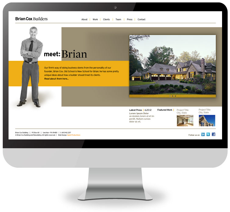 Brian Cox Builders Website