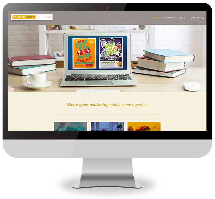 Cindy Calhoun Website Homepage